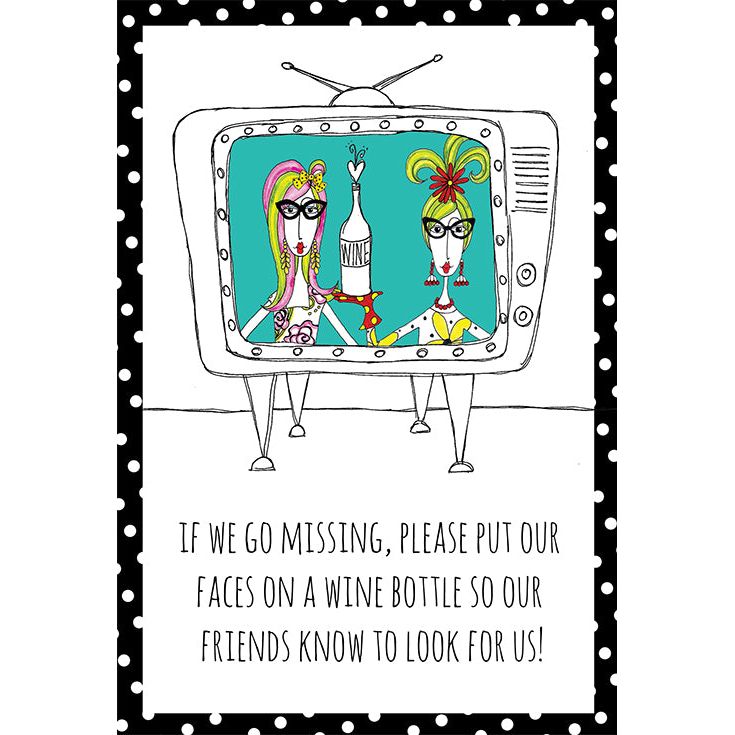 Birthday Card If we go missing Dolly Mamas - Cardmore