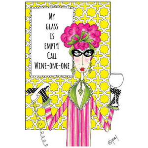 Birthday Card Call Wine-One-One Dolly Mamas - Cardmore