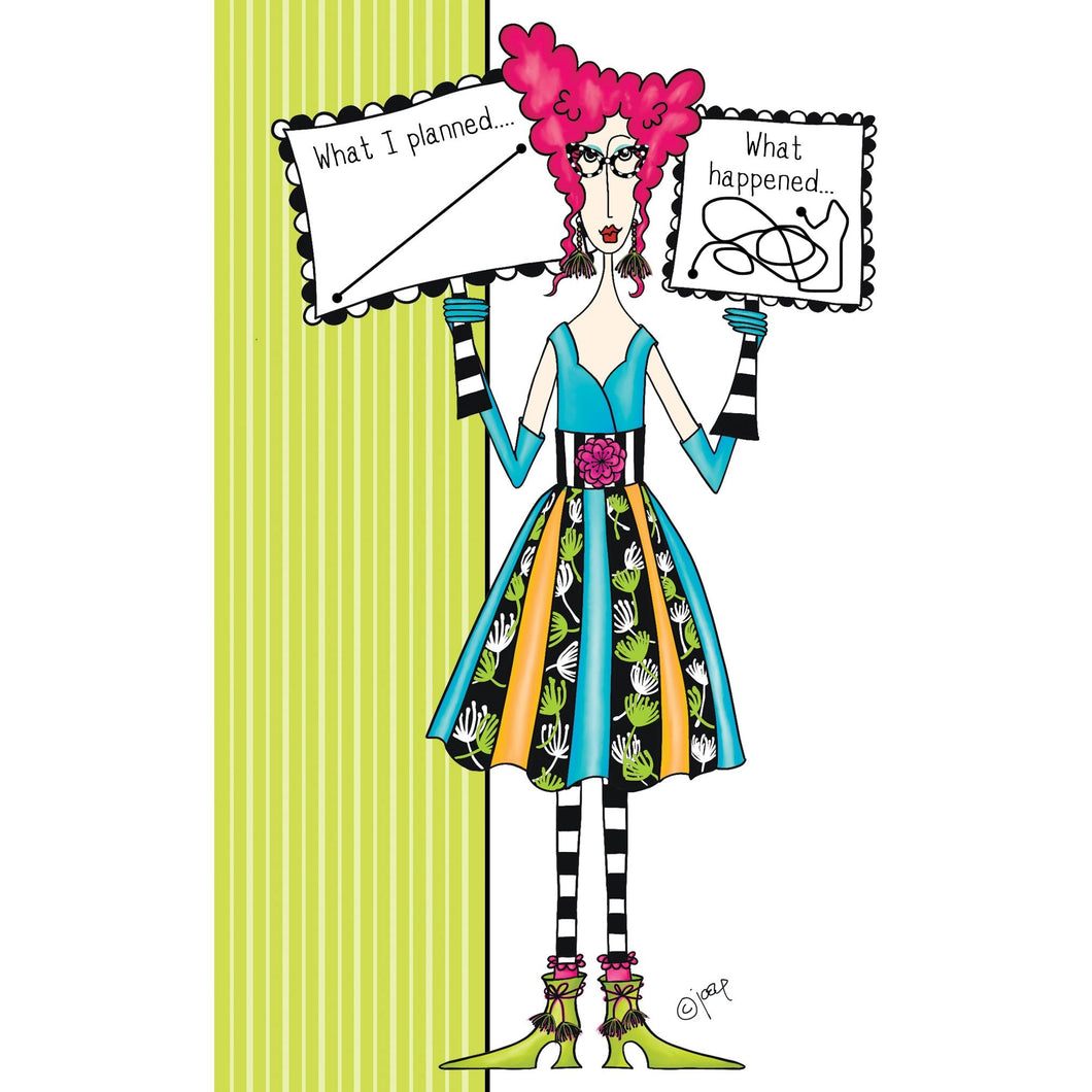 What I Planned Birthday Card Dolly Mamas - Cardmore