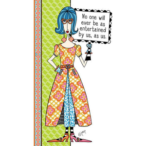 Entertained By Us Birthday Card Dolly Mamas