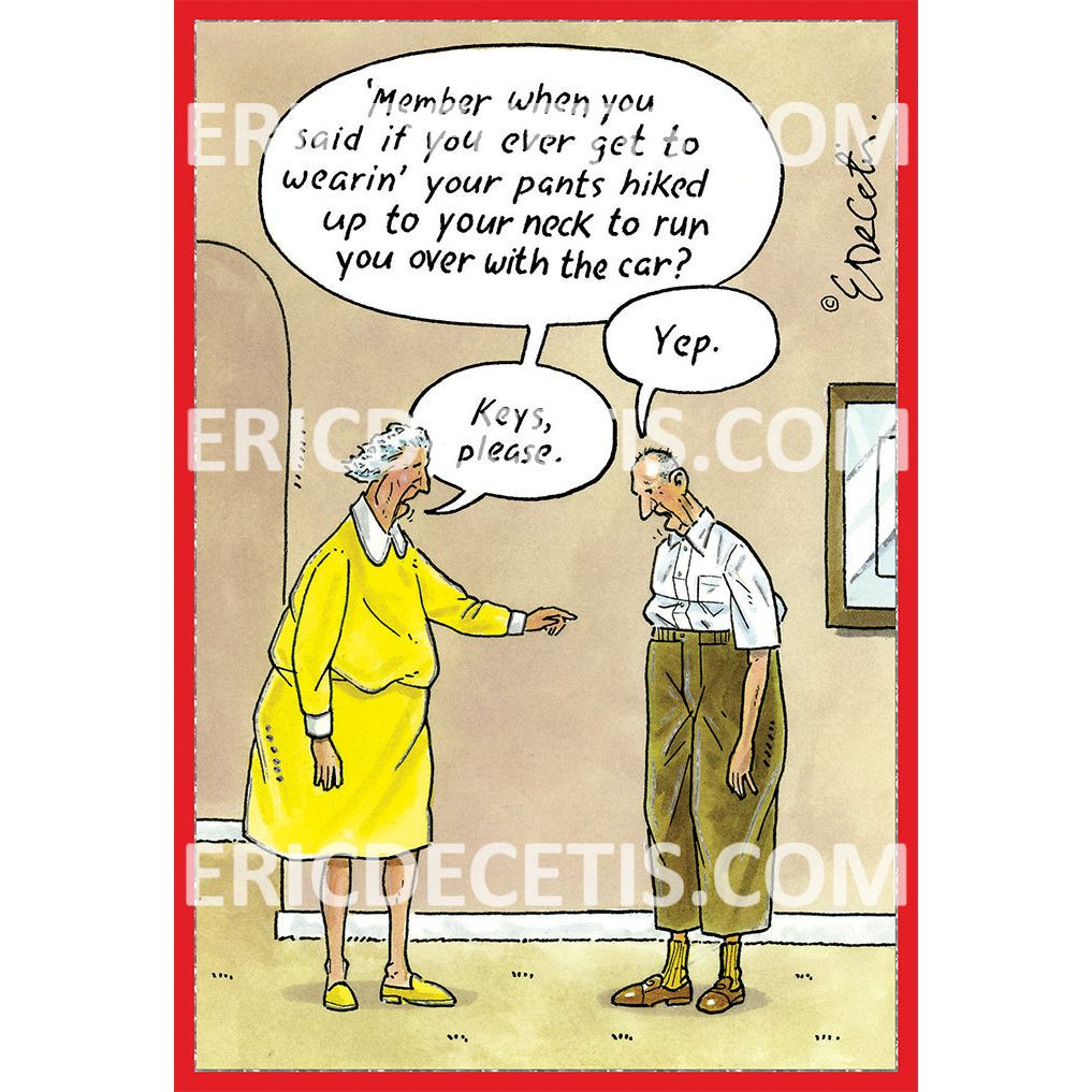 Keys Please Birthday Card Eric Decetis 30480