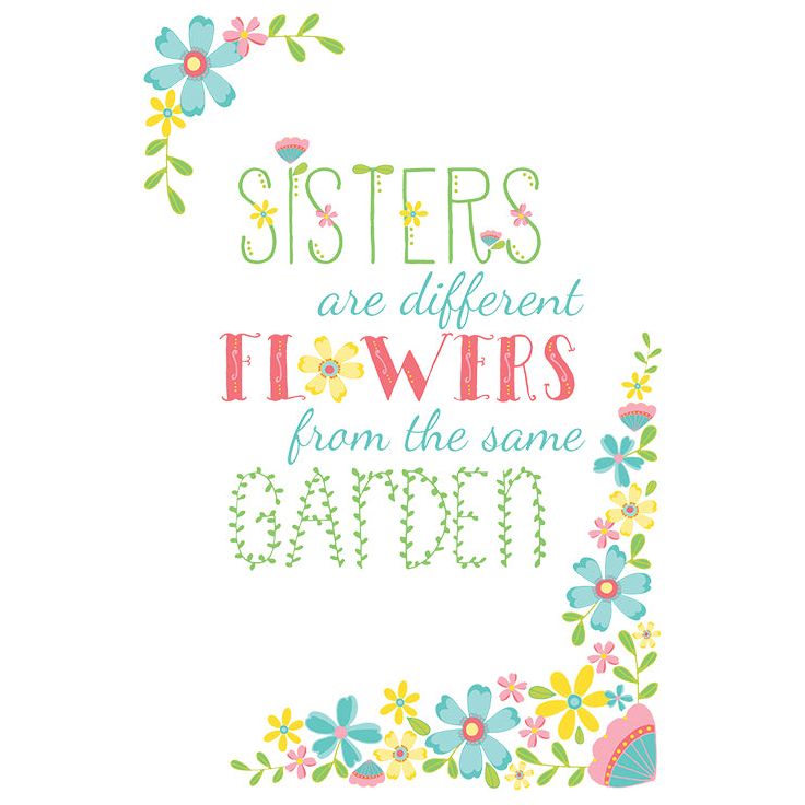 Birthday Sister Card Same Garden - Cardmore