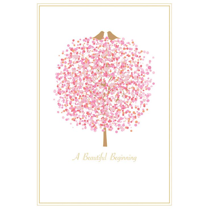 Wedding Card A Beautiful Beginning - Cardmore