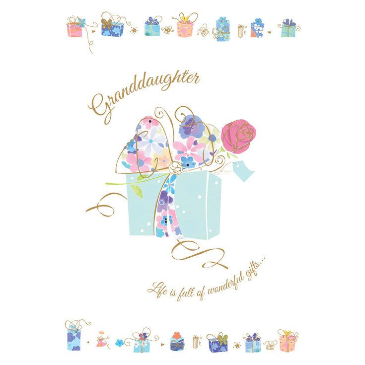 Birthday Granddaughter Card Wonderful - Cardmore