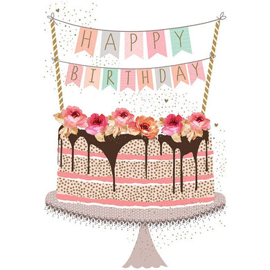 Happy Birthday Cake Birthday Card Sara Miller