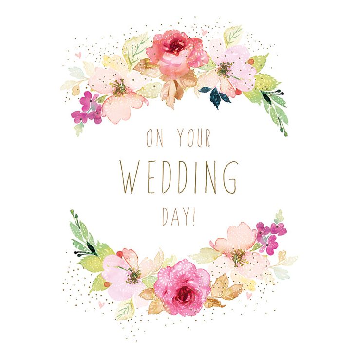 Wedding Card On your Wedding Day Sara Miller - Cardmore