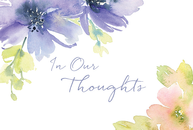 Comfort and Care Card In Our Thoughts - Cardmore