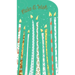 Birthday Money Card make A wish - Cardmore