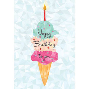 Birthday Card Ice cream - Cardmore
