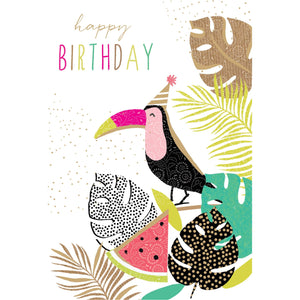 Birthday Card Toucan Sara Miller - Cardmore