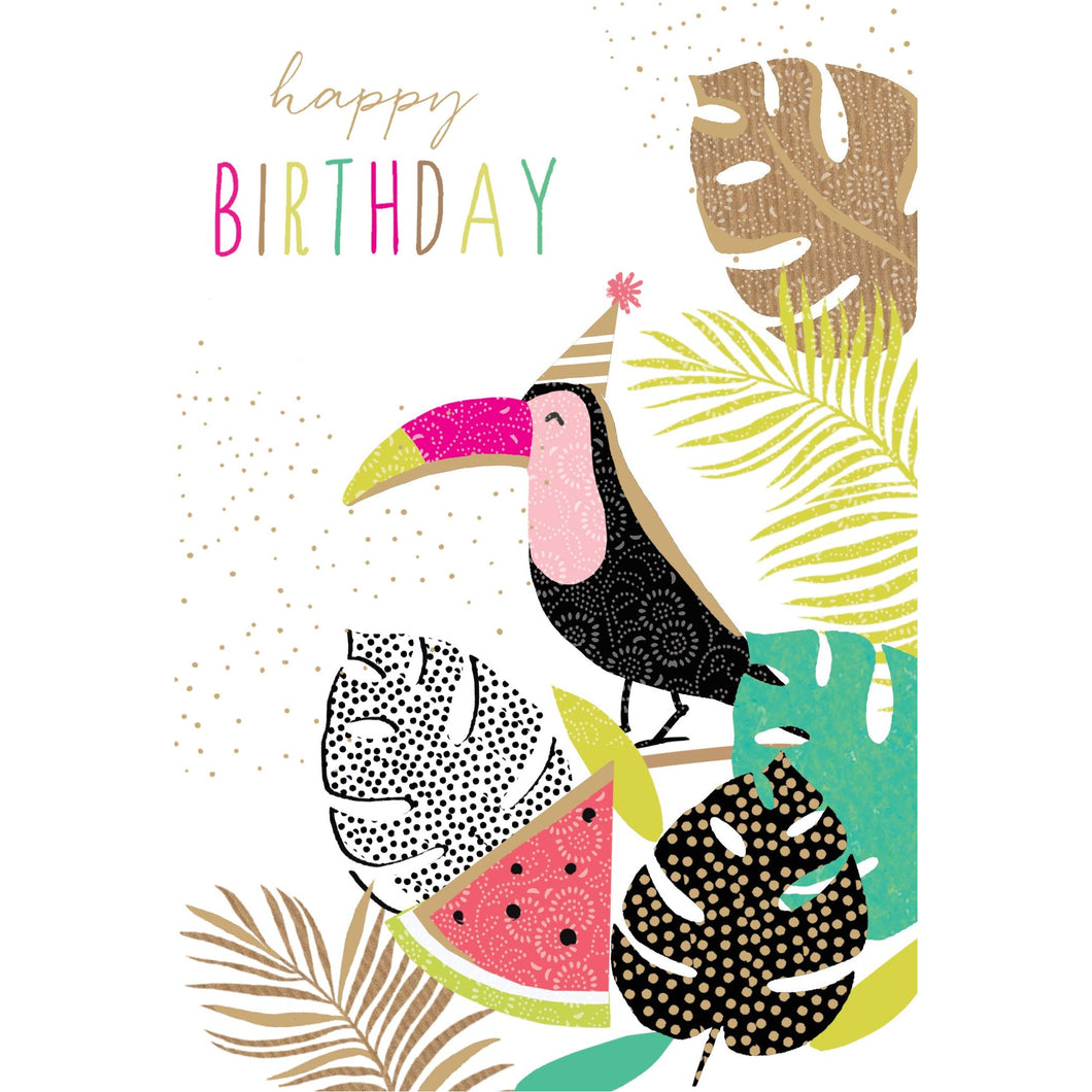 Birthday Card Toucan Sara Miller - Cardmore