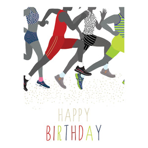 Birthday Card Running Sara Miller - Cardmore