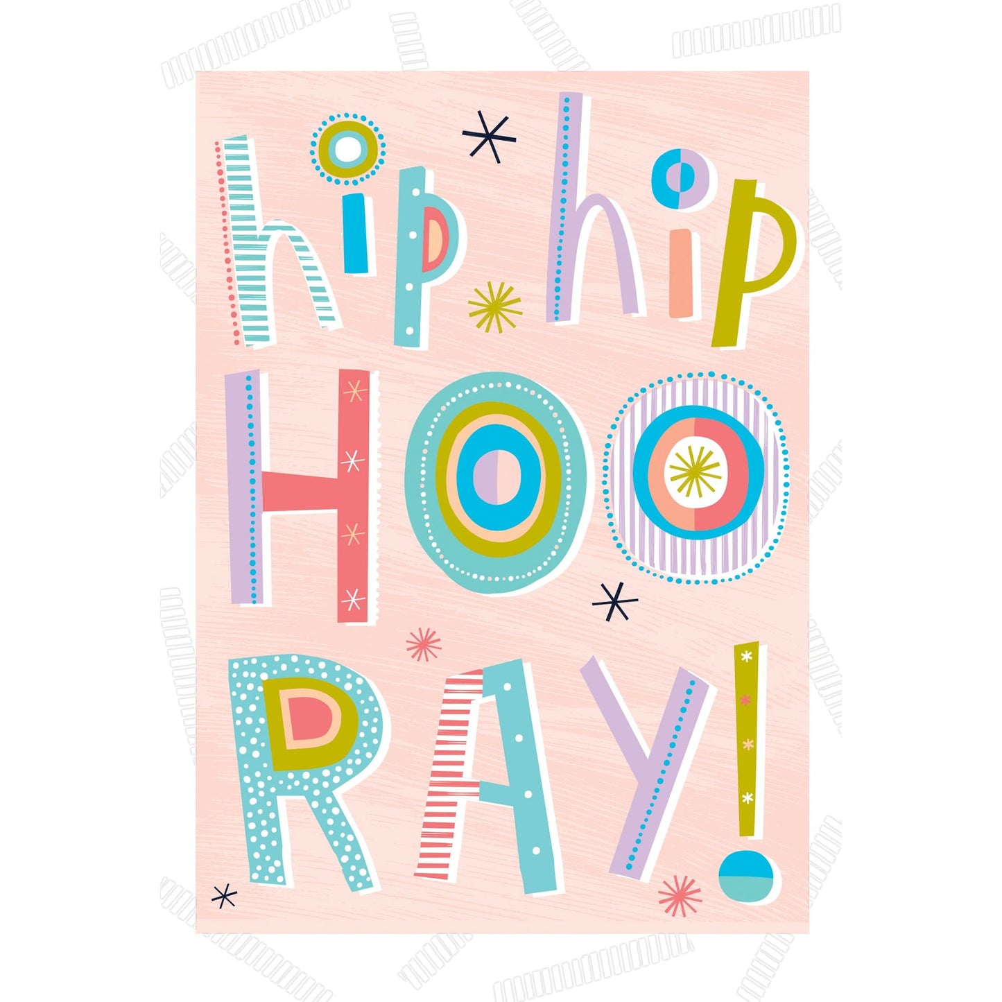 Birthday Card Teen Hip Hip Hooray - Cardmore