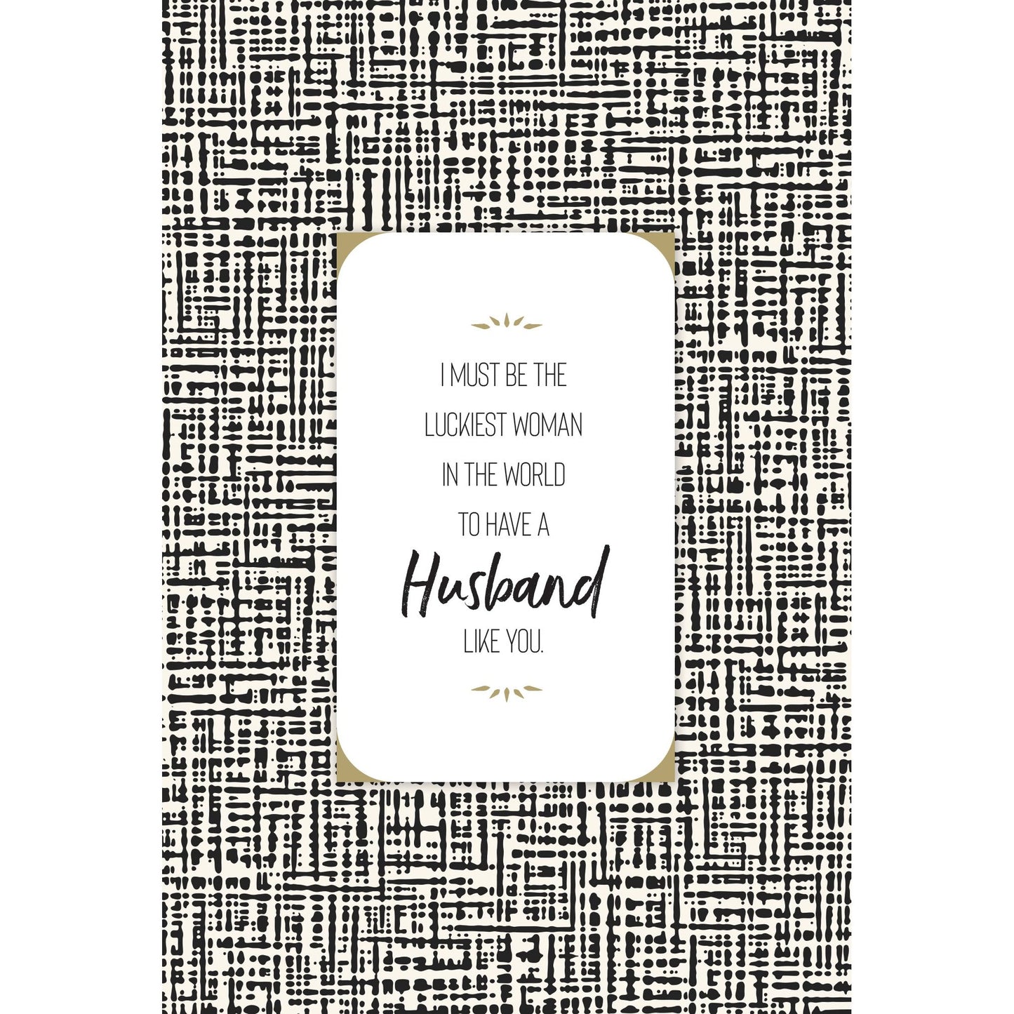 Luckiest Woman Husband Birthday Card - Cardmore