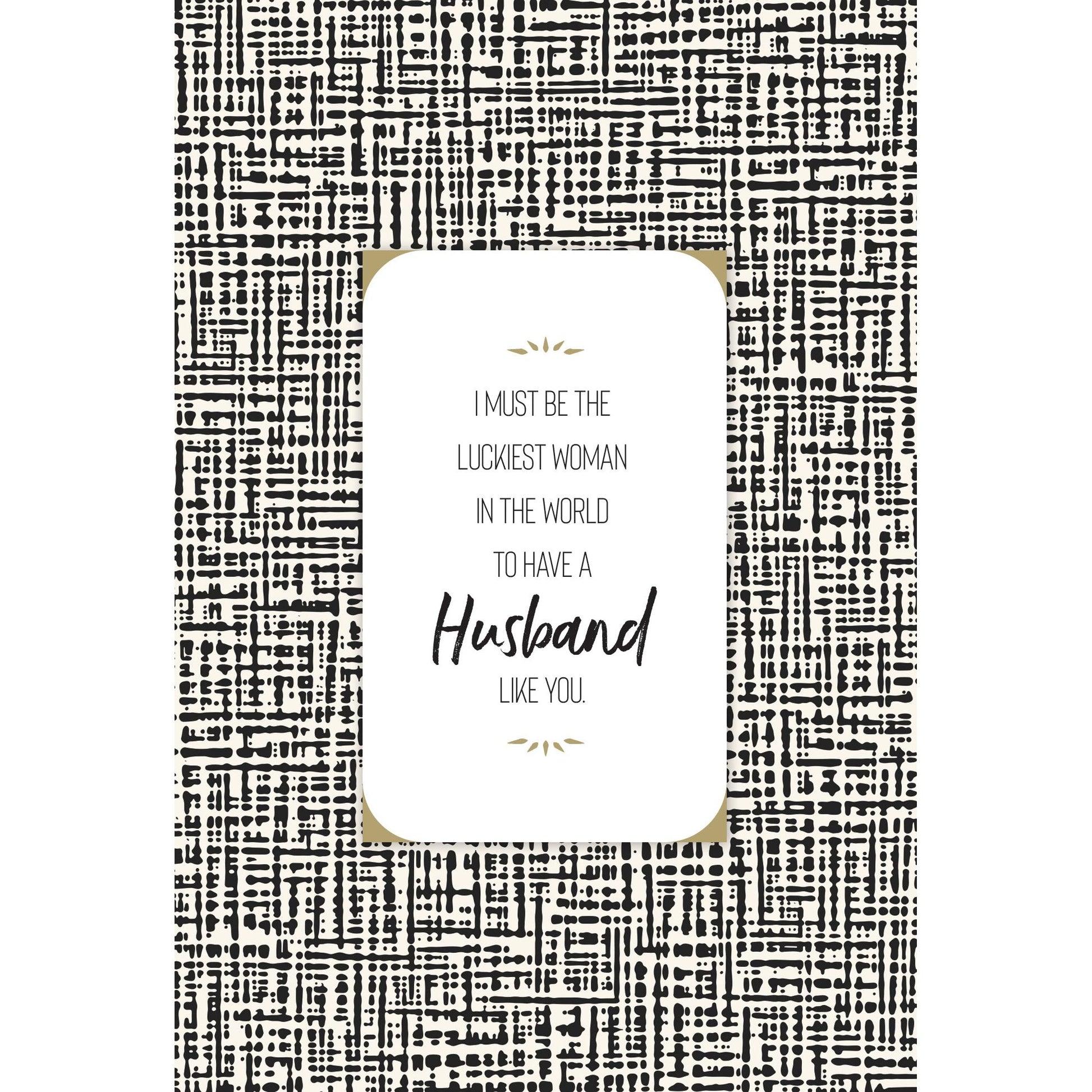 Luckiest Woman Husband Birthday Card - Cardmore