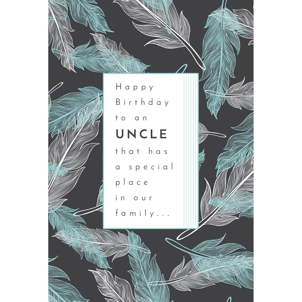 Birthday Uncle Card Special Place in Family - Cardmore