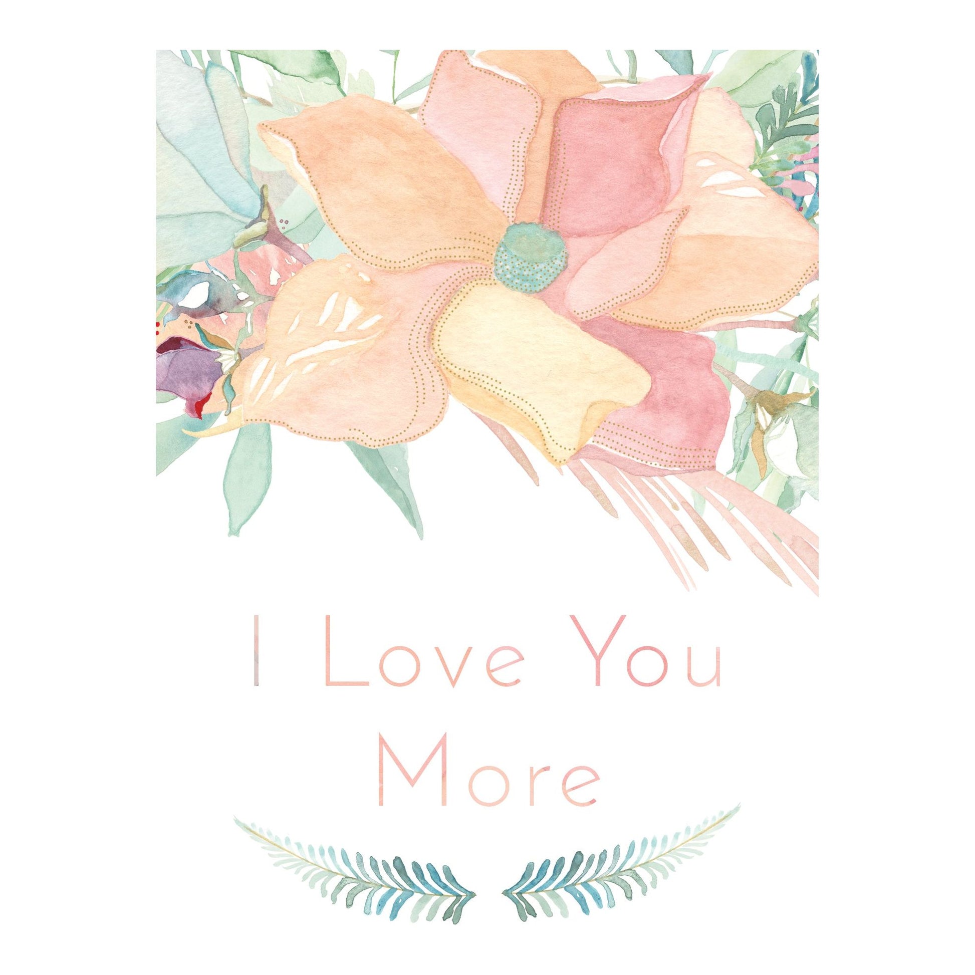 Anniversary Card I Love You More - Cardmore