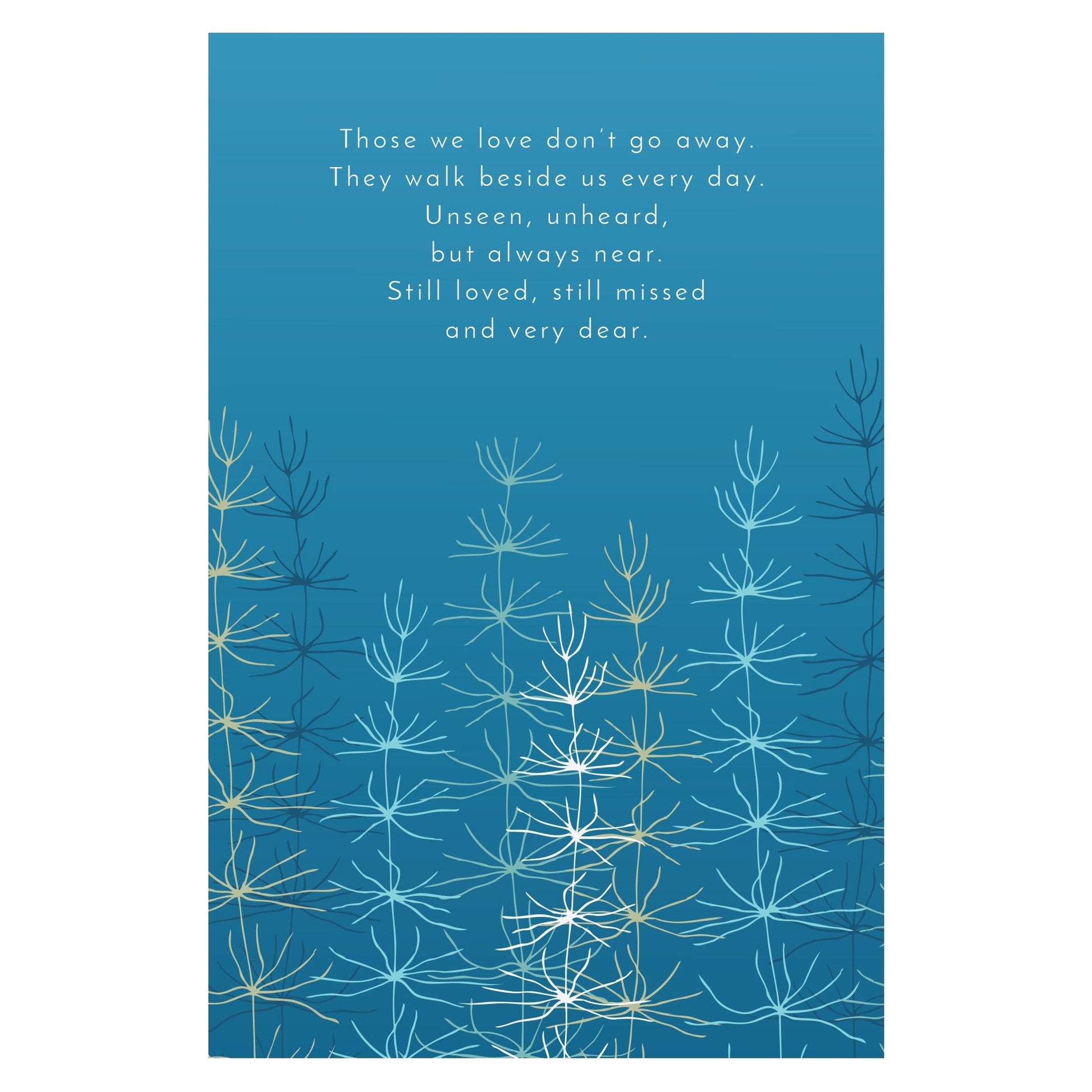 Sympathy Card Loss of Father Walk Beside - Cardmore