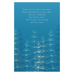 Sympathy Card Loss of Father Walk Beside - Cardmore