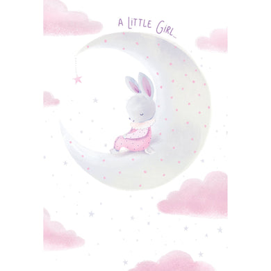 A little Girl Baby Girl Card - Cardmore
