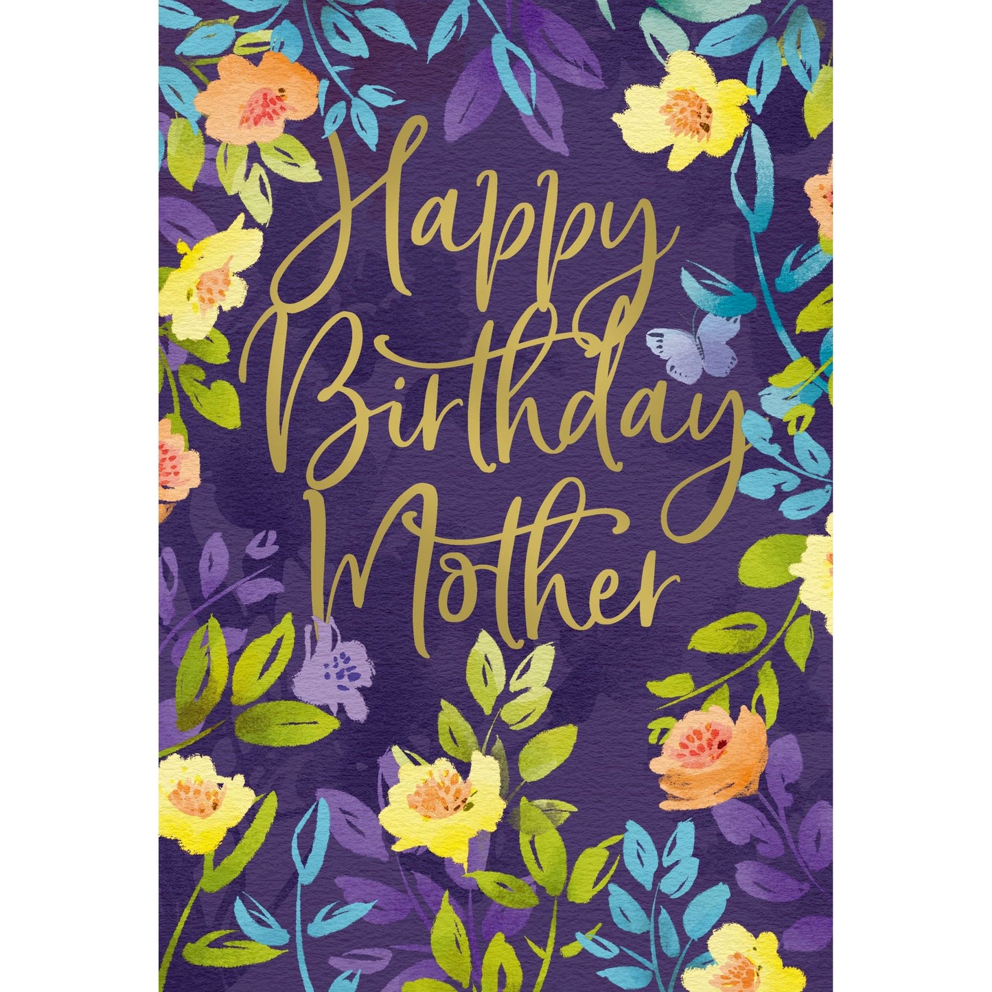Birthday Mother Card Floral Frame - Cardmore