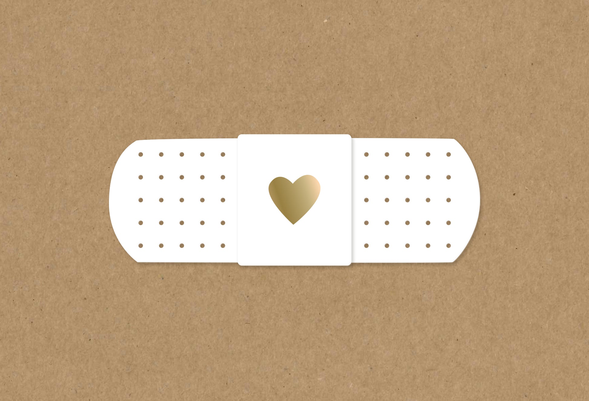 Get Well Card Bandage Kraft - Cardmore