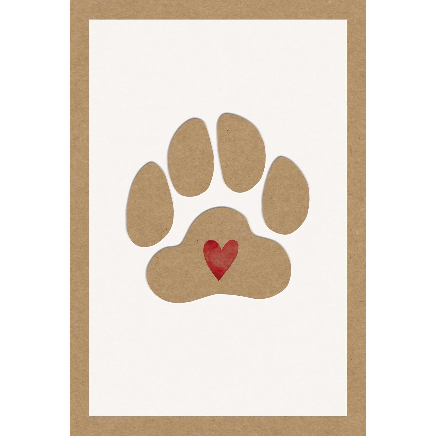 Sympathy Card Loss Of Pet Paw Print - Cardmore