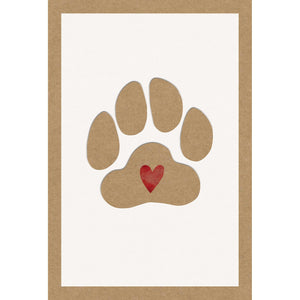 Sympathy Card Loss Of Pet Paw Print - Cardmore