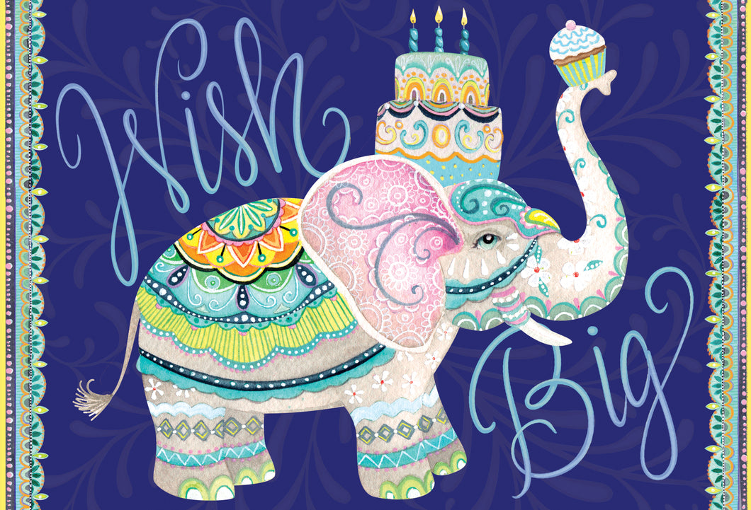 Birthday Card Elephant - Cardmore