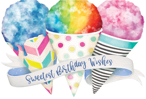 Birthday Card Snowcones Sienna's Garden - Cardmore