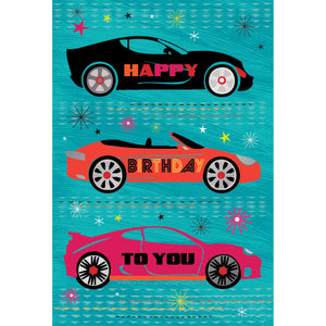 Birthday Card For Him Race Cars - Cardmore