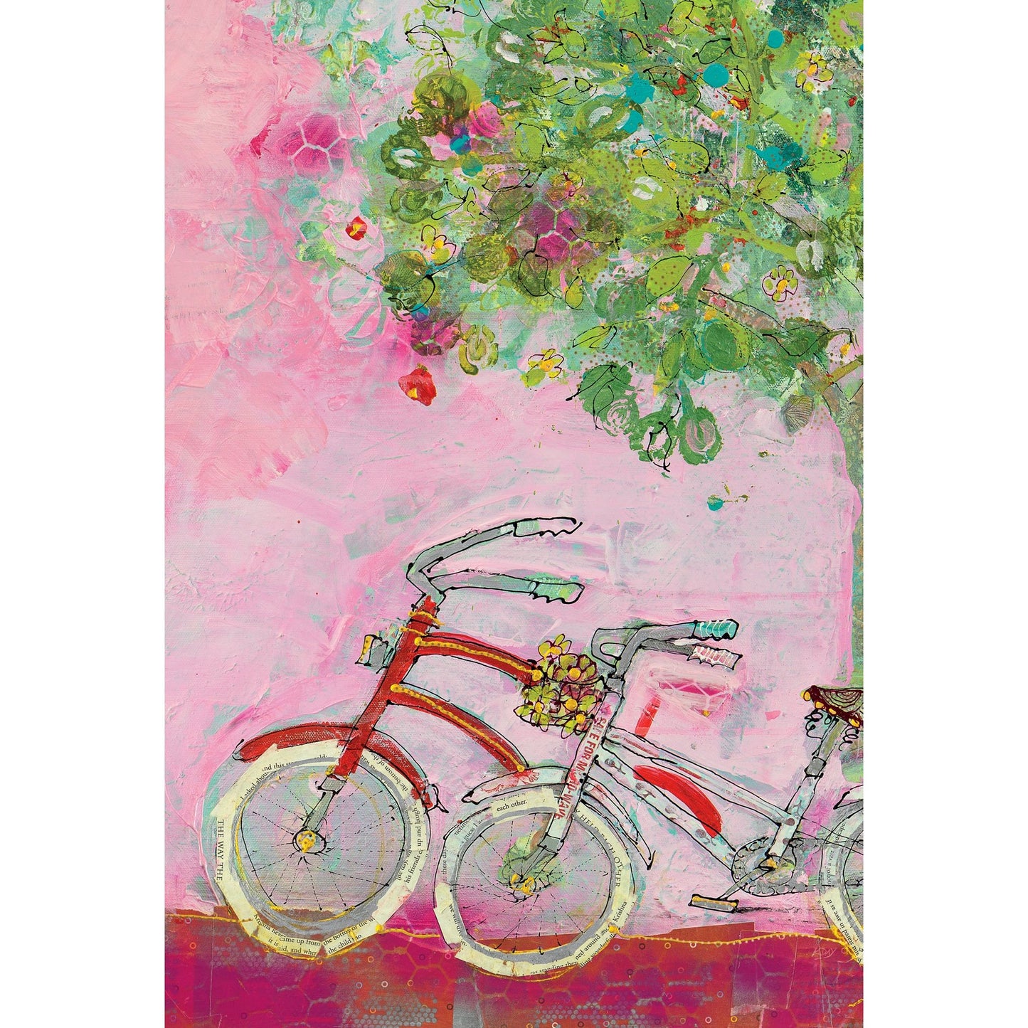 Anniversary Card Red Bicycles - Cardmore