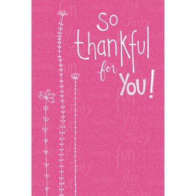 Thank You Card So Thankful - Cardmore