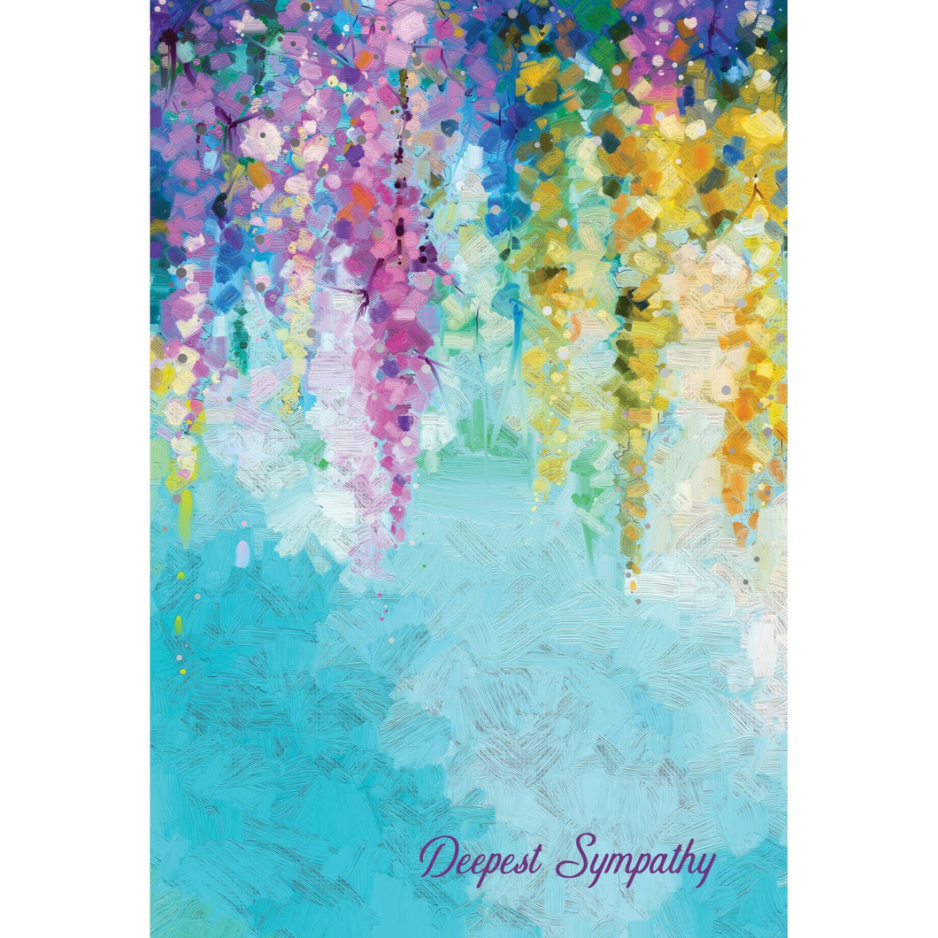 Sympathy Card Colorful Flowers - Cardmore