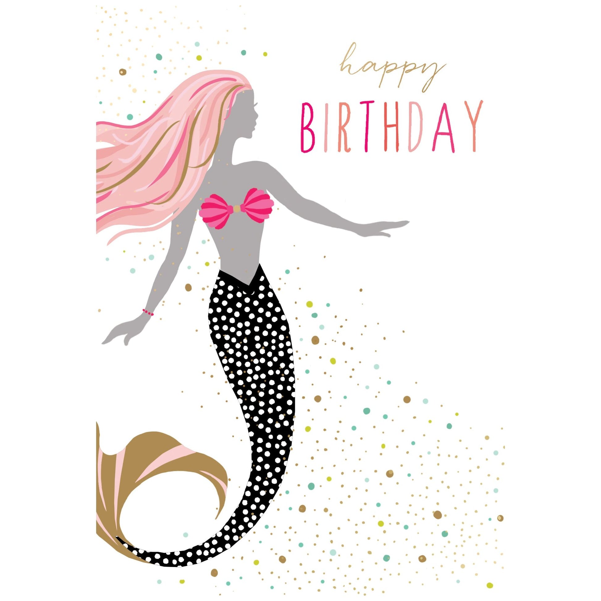 Mermaid Birthday Card Sara Miller - Cardmore