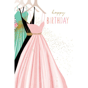 Beautiful Dresses Birthday Card Sara Miller - Cardmore