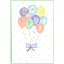New Baby Balloons Baby Card - Cardmore