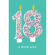 18th Sprinkle Candle Birthday Card - Cardmore