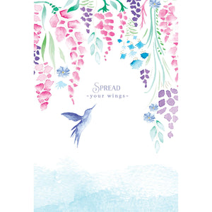 Hummingbird Jungle Birthday Card - Cardmore