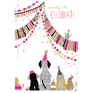 Party Animals Birthday Card Sara Miller - Cardmore