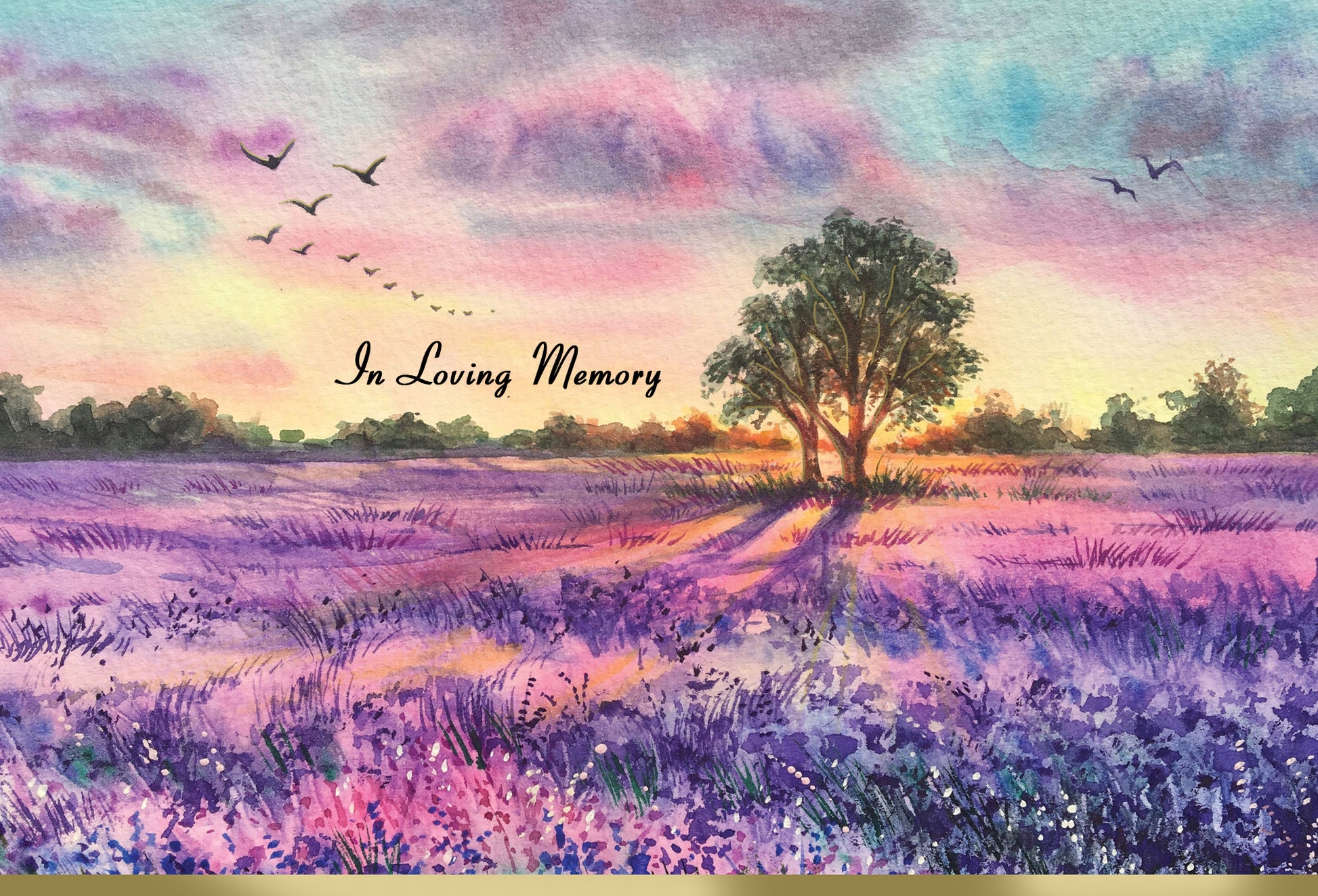 Twilight Field Sympathy Card - Cardmore