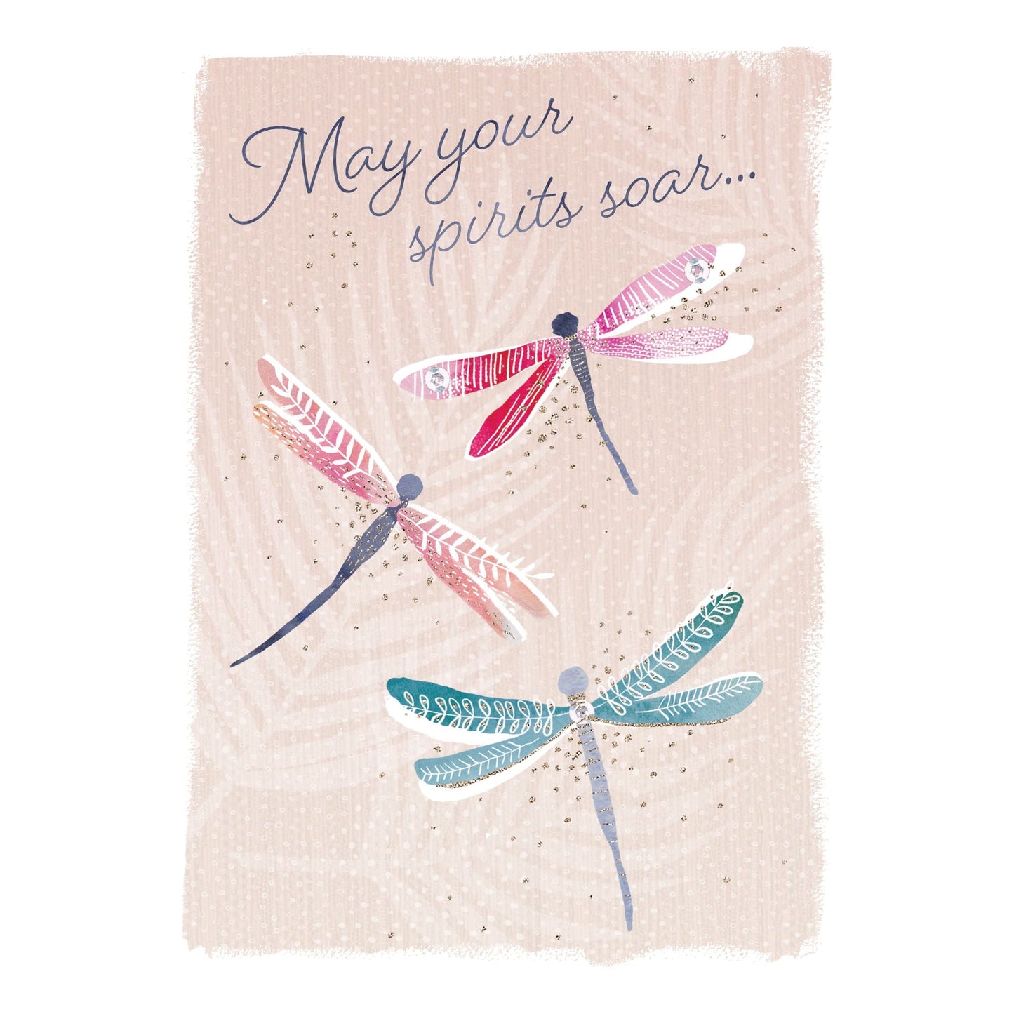 Spirits Soar Dragonfly Birthday Card - Cardmore