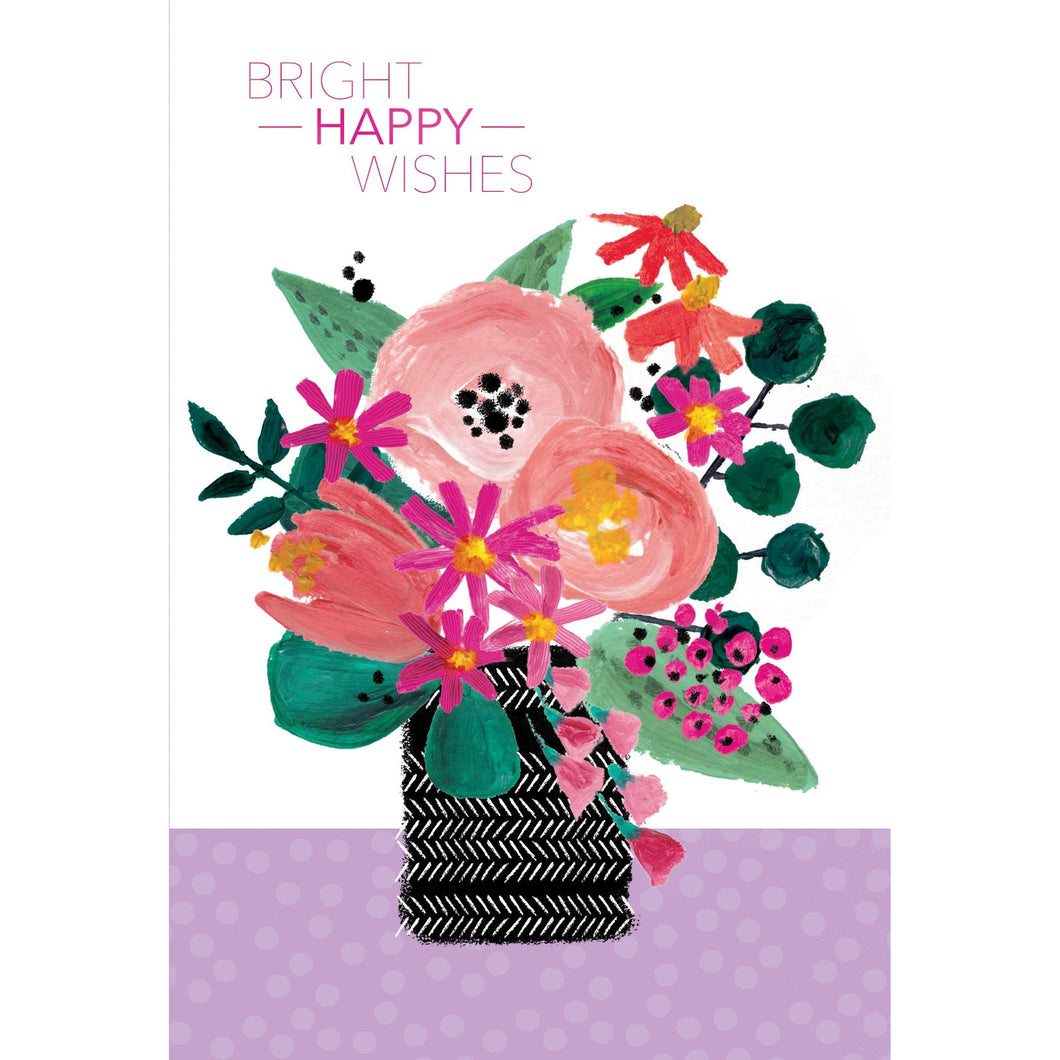 Pink Bouquet Birthday Card - Cardmore