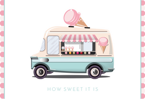 Ice Cream Truck Birthday Card - Cardmore