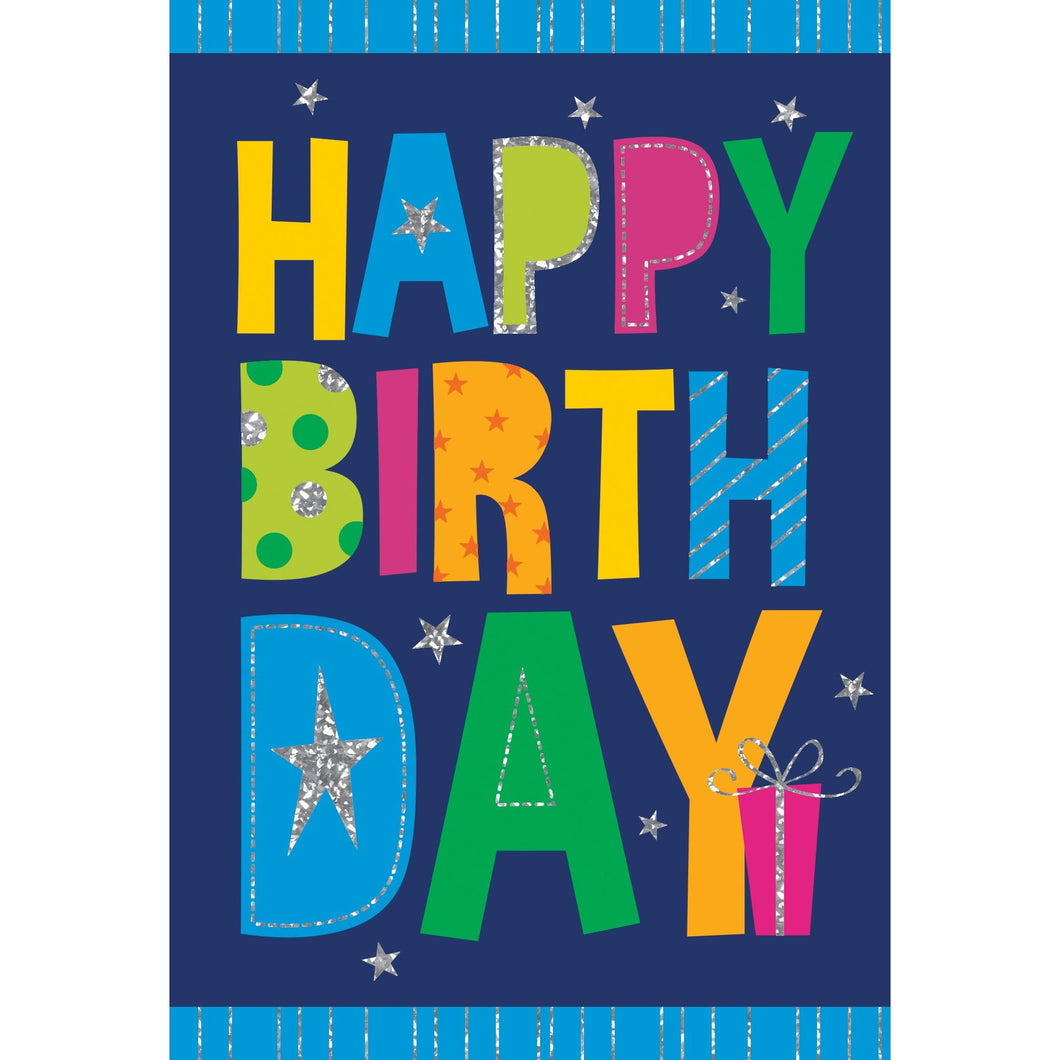 Big Letters Birthday Card - Cardmore