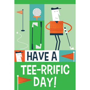 Golf Tee-rrific Birthday Card - Cardmore