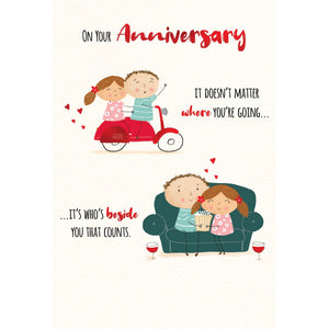 Cute Couple Anniversary Card - Cardmore
