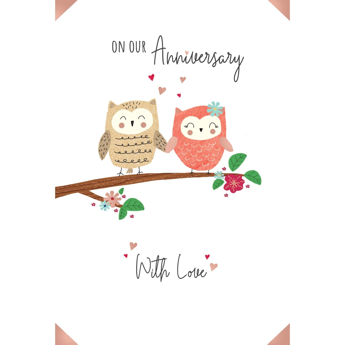 Owls Anniversary Card - Cardmore