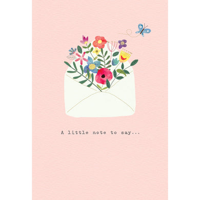 Blooming Envelope Thank You Card - Cardmore