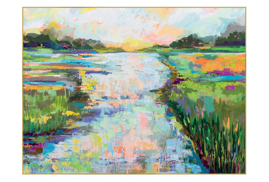 Pictura Dancing Light blank note card from the everyday cards collection, featuring a colorful dancing light design on high-quality paper.
